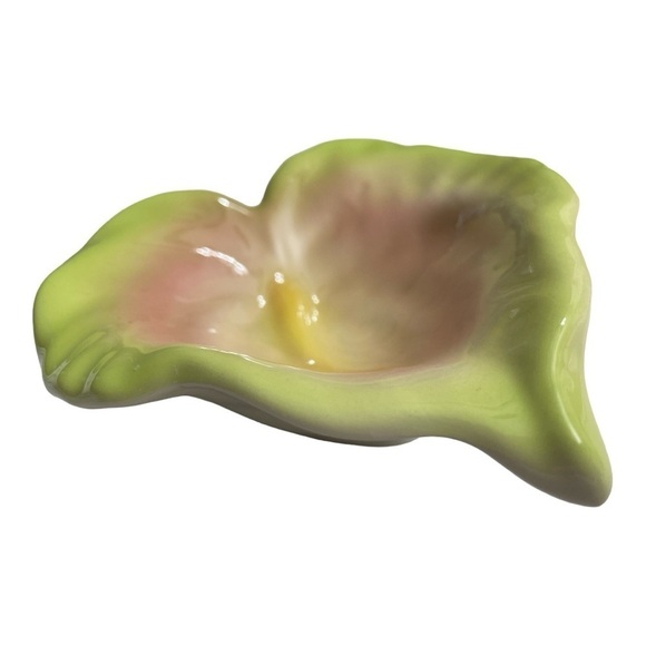 VTG Honolulu Clay Works
Calla Lily Flower Jewelry Tray Hawaii Vanity 5"x5.5" - Picture 4 of 11